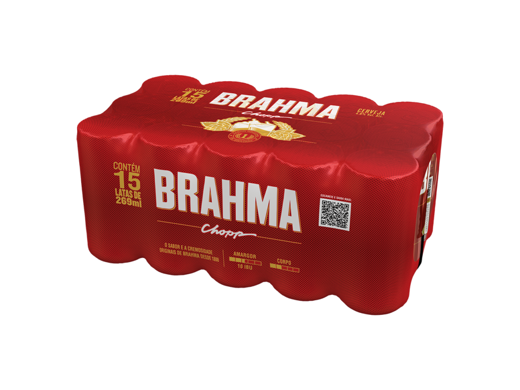 Caixa de cerveja Brahma