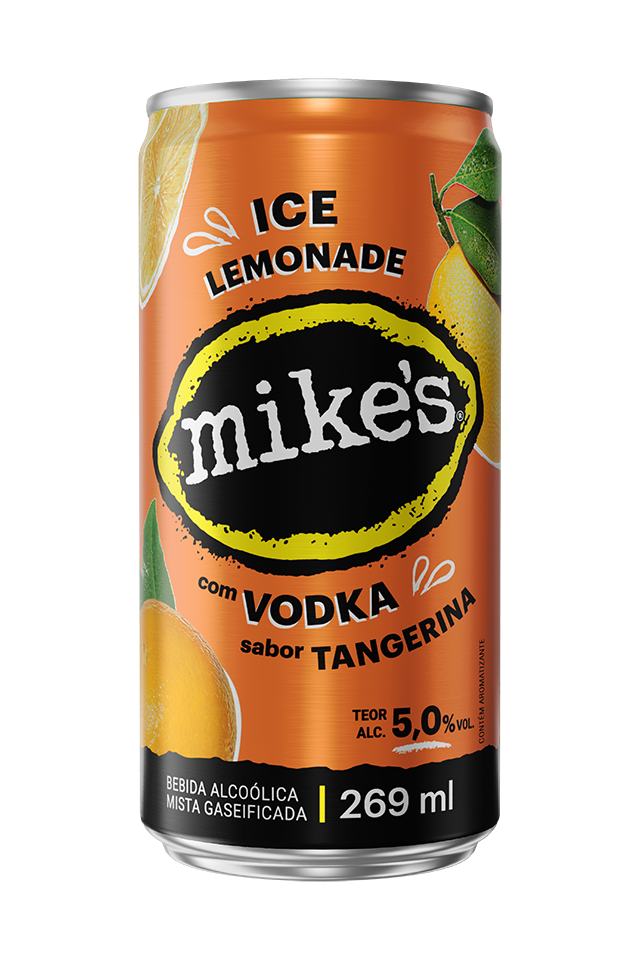 Lata de Mike`s de tangerina 